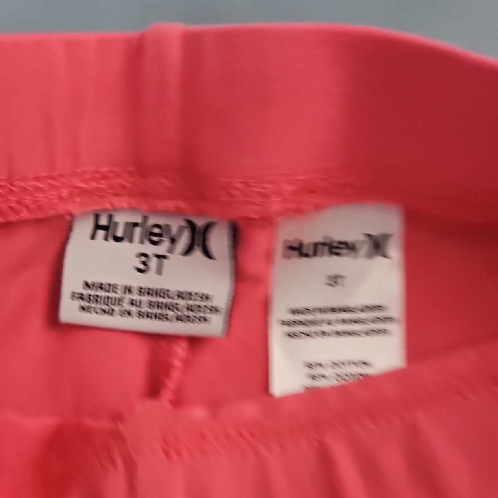 Hurley Tie-Dye Vest, Long Sleeve Shirt with Pink Leggings Set - Picture 13 of 15